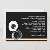 Tuba Marching Band Afstuderen Foto Sinaasappel Kaart (Achterkant)