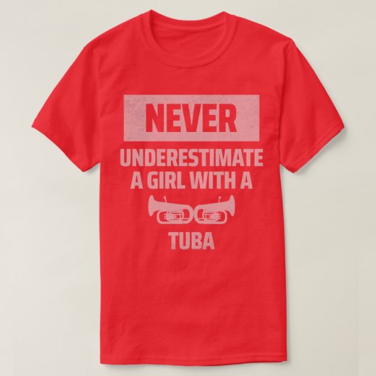 tuba meisje t-shirt (Design voorkant)