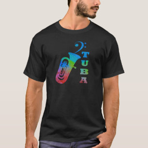 Tuba met Bass Clef T-shirt