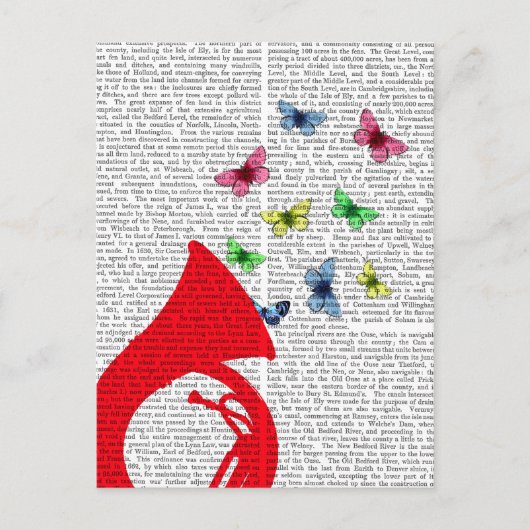 Tuba met Butterflies Briefkaart (Voorkant)