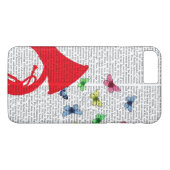 Tuba met Butterflies Case-Mate iPhone Case (Achterkant (Horizontaal))