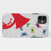 Tuba met Butterflies Case-Mate iPhone Case (Achterkant (horizontaal))