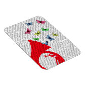 Tuba met Butterflies Magneet (Rechterzijde)