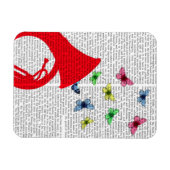 Tuba met Butterflies Magneet (Horizontaal)