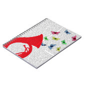 Tuba met Butterflies Notitieboek (Linkerzijde)