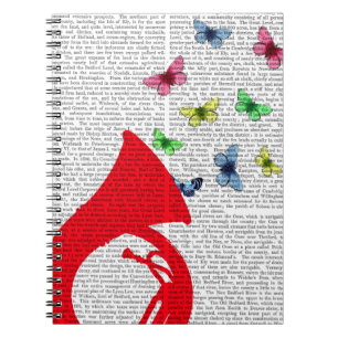 Tuba met Butterflies Notitieboek