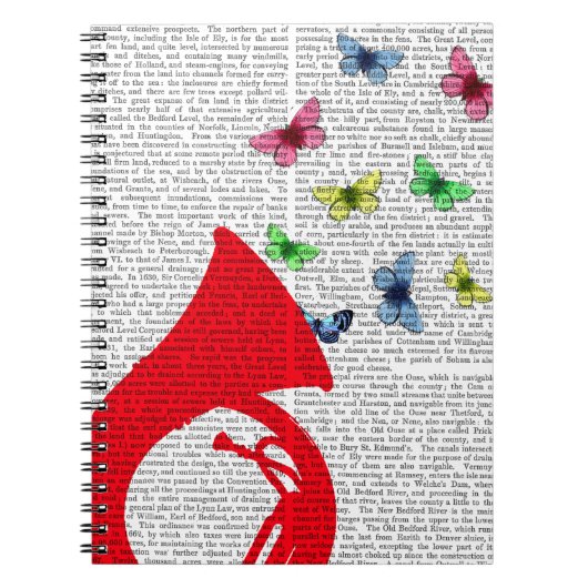 Tuba met Butterflies Notitieboek (Voorkant)