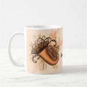 Tuba-mok met spiraal koffiemok (Links)