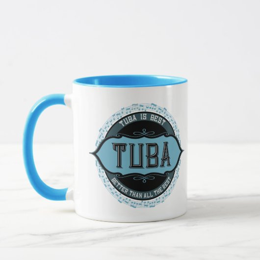 Tuba Music Note Circle Mok (Links)