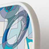 Tuba Music Note Fragmenten Pickleball Paddle (Links Detail)