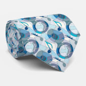 Tuba Music Note Fragmenten Stropdas (Opgerold)