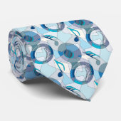 Tuba Music Note Fragmenten Stropdas (Opgerold)