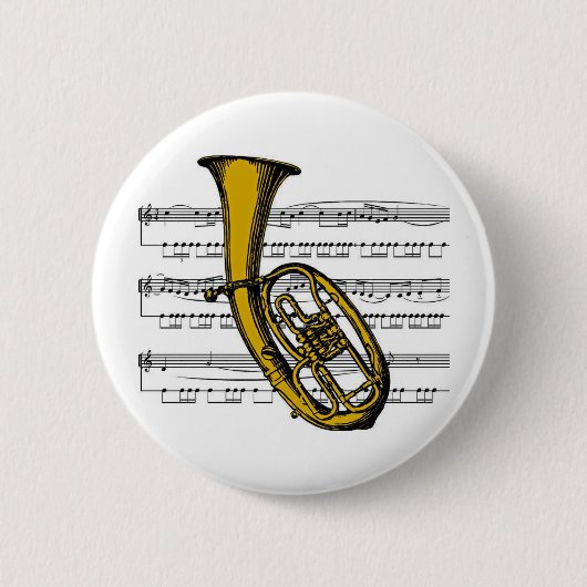 Tuba musical 04 B Ronde Button 5,7 Cm (Voorkant)
