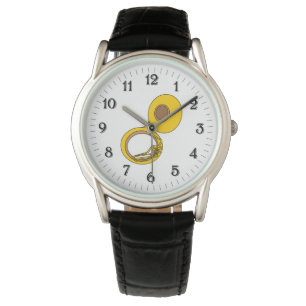 Tuba Musical Instrument Horloge