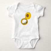 Tuba Musical Instrument Romper (Voorkant)
