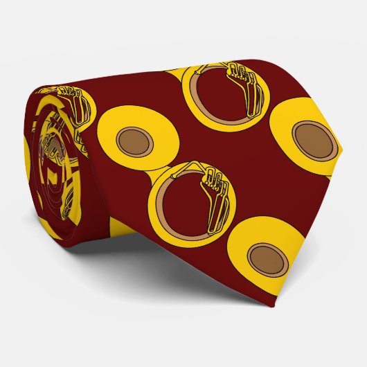 Tuba Musical Instrument Stropdas (Opgerold)