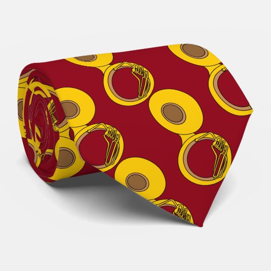 Tuba Musical Instrument Stropdas (Opgerold)