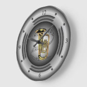 Tuba ~ Musical Scroll ~ Silver Speaker ~ Grote Klok (Hoek)