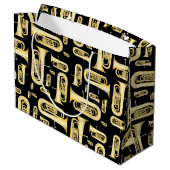 Tuba Musician Band Teacher Large Gift Bag Groot Cadeauzakje (Achterkant Gekanteld)