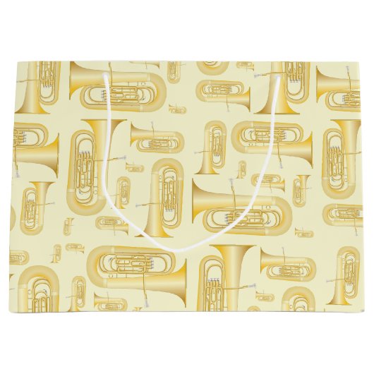 Tuba Musician Band Teacher Large Gift Bag Groot Cadeauzakje (Voorkant)