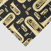 Tuba Musician Band Teacher Tissue Paper Tissuepapier (Detail)