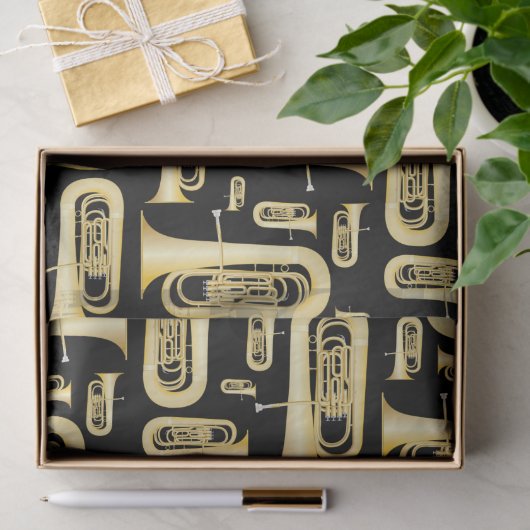 Tuba Musician Band Teacher Tissue Paper Tissuepapier (Geschenk)