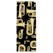 Tuba Musician Band Teacher Wine Gift Bag Wijn Cadeautas (Achterkant)
