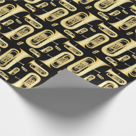 Tuba Musician Band Teacher Wrapping Paper Cadeaupapier