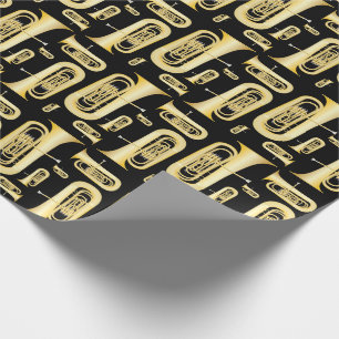 Tuba Musician Band Teacher Wrapping Paper Cadeaupapier