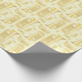 Tuba Musician Band Teacher Wrapping Paper Cadeaupapier