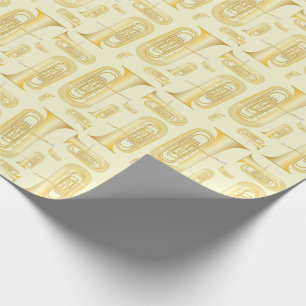 Tuba Musician Band Teacher Wrapping Paper Cadeaupapier