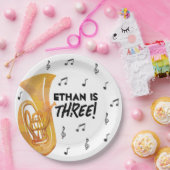 Tuba Muziek Thema Verjaardagsfeest Papieren Borden Papieren Bordje (Feest)