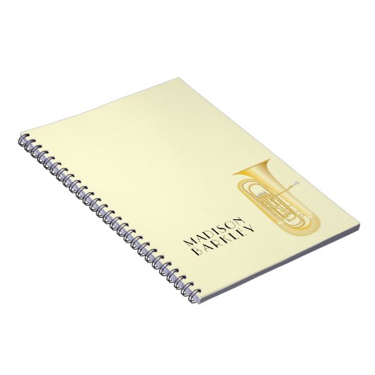 Tuba Muziekdocent Notitieboek (Rechterzijde)