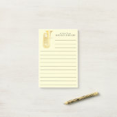 Tuba Muziekdocent Post-it® Notes (Op bureau)