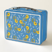 Tuba Muzieknoten Patroon (Achterkant)