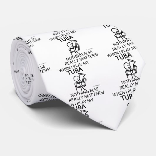 Tuba niets anders telt stropdas (Opgerold)