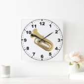 "Tuba"-ontwerpwandklokken Vierkante Klok (Huis)