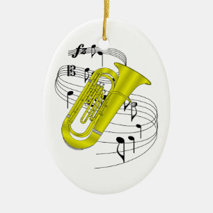 Tuba Ornament