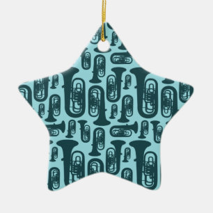 Tuba-Ornament Keramisch Ornament