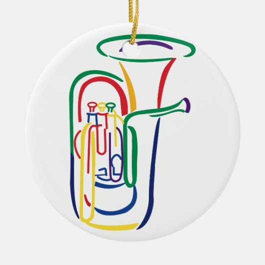Tuba-overzicht Keramisch Ornament (Voorkant)