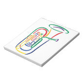 Tuba-overzicht Notitieblok (Linkerzijde)