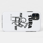Tuba Play Boy Case-Mate iPhone Case (Achterkant (horizontaal))