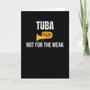 Tuba Player-cadeaus  Tuba Marching Band Tubist Kaart