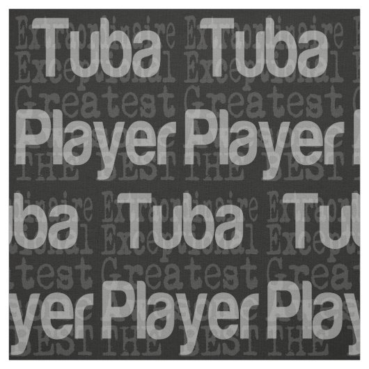 Tuba Player Extraordinaire Stof (Swatch)