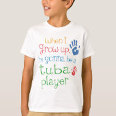 Tuba Player (Future) Baby Baby T-Shirt (Voorkant)