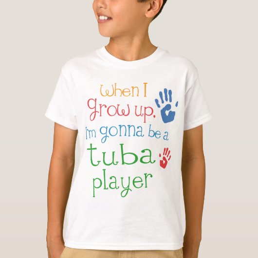 Tuba Player (Future) Baby Baby T-Shirt (Voorkant)