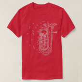 Tuba Player Gift Idee T-shirt (Design voorkant)