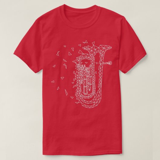 Tuba Player Gift Idee T-shirt (Design voorkant)