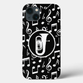 Tuba Player-muziek Case-Mate iPhone Case (Achterkant)