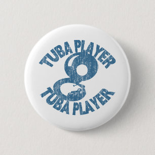 Tuba Player Ronde Button 5,7 Cm